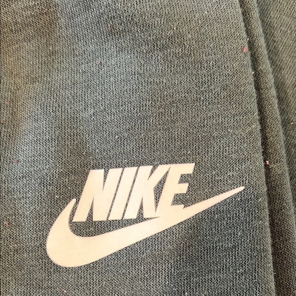 Nike  Futura Green Fleece Joggers with Swoosh - Picture 4 of 5